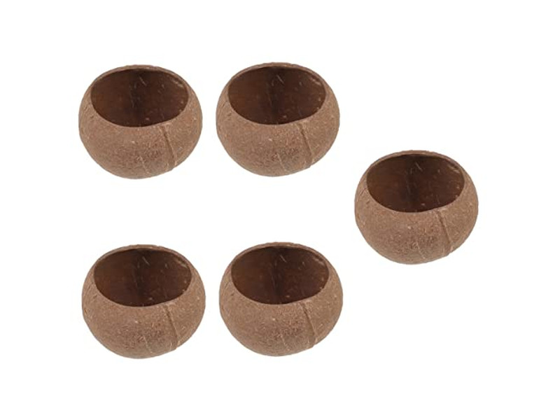 Coconut Bowl Wholesale Packaging For Drink Made From Set Of 2 Bowls Pcs