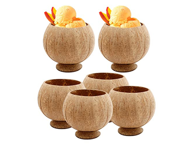 Coconut Shell Product Snacks Dishes Spoon Vietnam Big Size Bowl Own Logo