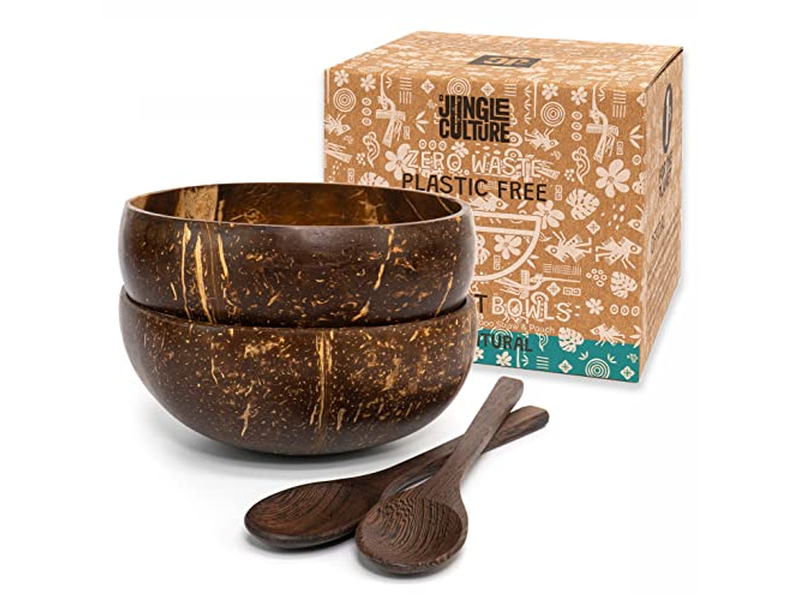 Coucont Bowl Cocnut Bowls Cocunut Coconut Cups Shell Candle Kitchen Storage