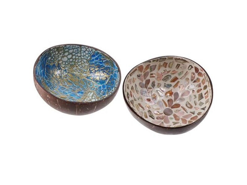 Resin Shell Bowl Wood Custom Decorative Bowls Stone Dough Bali Wooden
