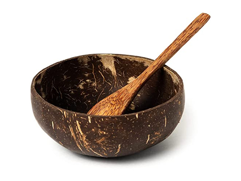 Round Shape Candle Bowl Lavender Scented Shell Wooden Bowls Decoration