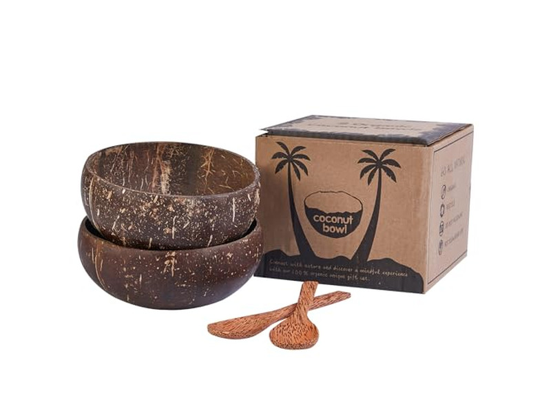 Wooden Fruit Decor Set Of Wicker Bowl Natural Shell Shallow Salad