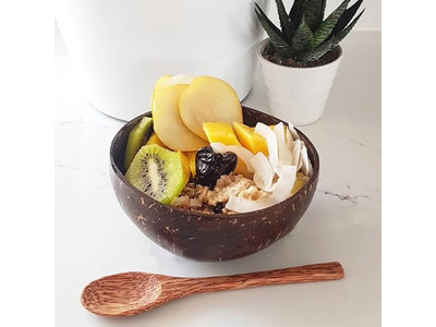 20 Inch Dough Bowl Oval Customised Coconut Bowls Flat Bottom Custom Logo