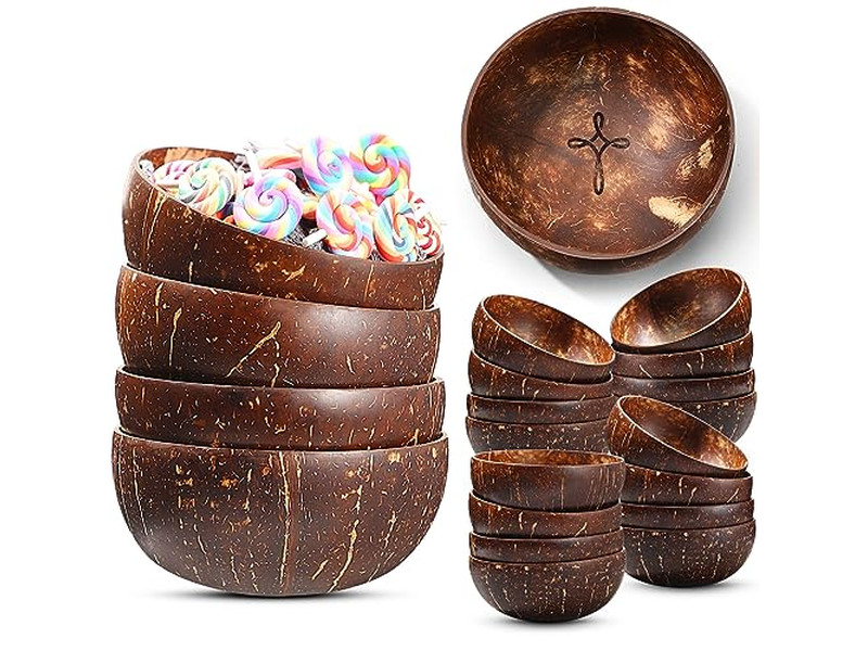 Candle Wax Blend Woven Wood Bowls Rustic Bowl Bulk Dough Shell Small Acacia