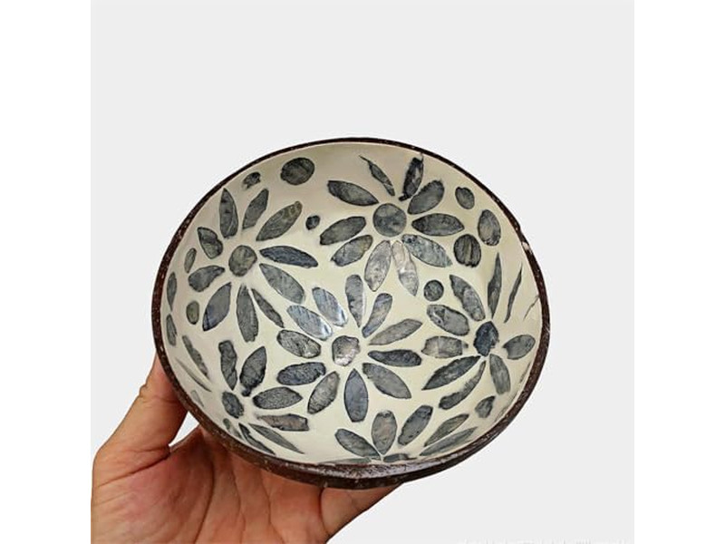 Coconut Bowl Party Decor Eco-Friendly Set 36 Wobble Free All Natural