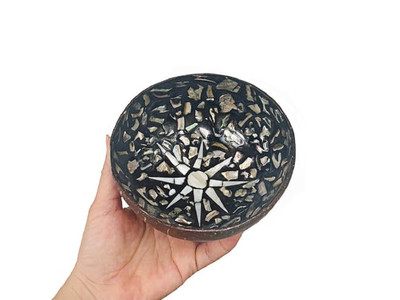 Coconut Bowl Party Decor Eco-Friendly Set 36 Wobble Free All Natural