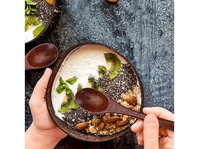 Coconut Bowl Print Cheap Large White Holes Boxes Coconutl Logo Husk Bowls Style