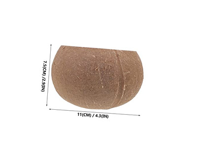 Coconut Bowl Wholesale Packaging For Drink Made From Set Of 2 Bowls Pcs