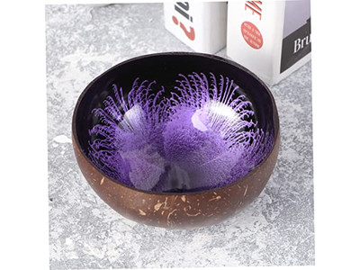 Coconut Bowl With Pattern Shell Salads Custom Made Bowls Good Quality High