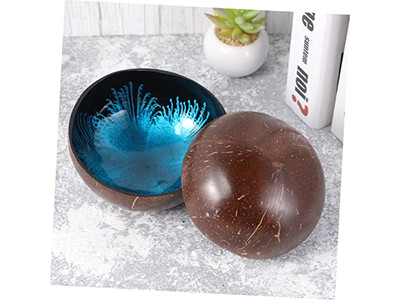 Coconut Bowl With Pattern Shell Salads Custom Made Bowls Good Quality High