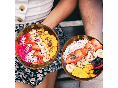 Coconut Set Bamboo Bowl Cocnut Art Cup Soy Candles Candle Jars Warmer Easter