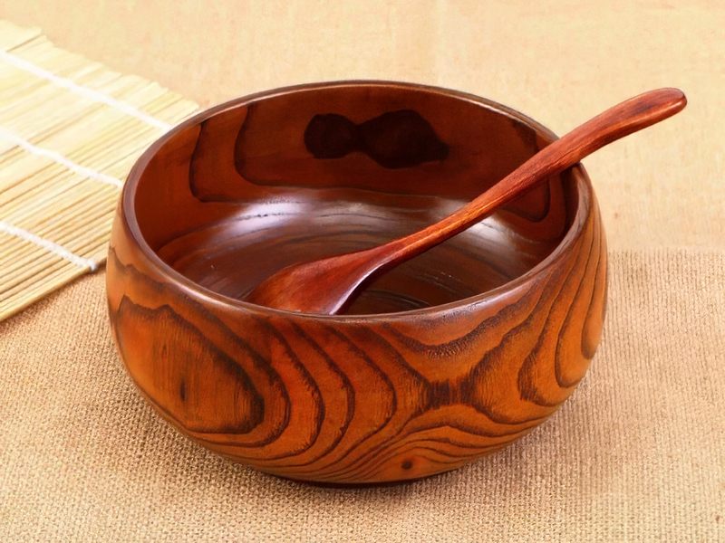 Rustic Coconut Serving Bowl