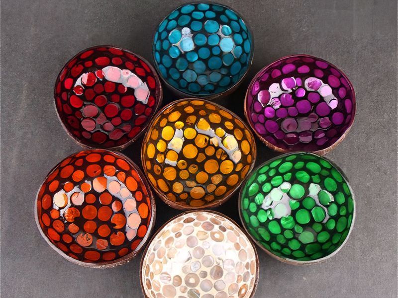 Polished Coconut Serving Utensil