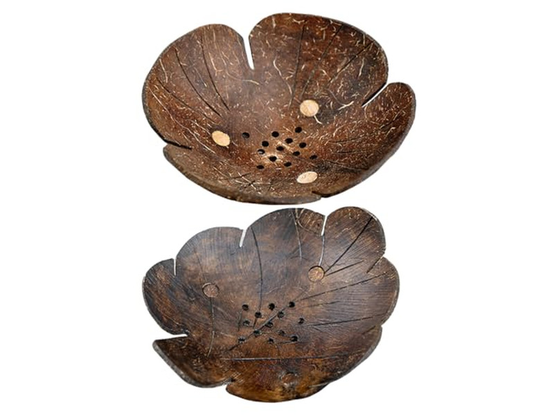 Coconut Shell Decoration Brown With Creative Salsa Coco Bowl Candles In