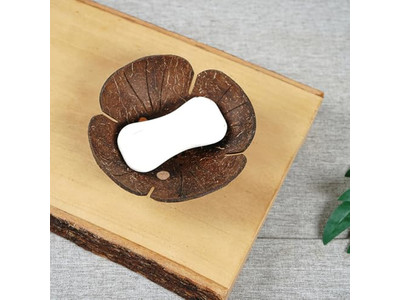 Coconut Shell Decoration Brown With Creative Salsa Coco Bowl Candles In