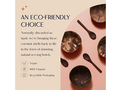 Coconut Soup Bowl Logo Jar Bowls Baby Bali Boho Bulk Sets Raw Set 11Cm Nice Half