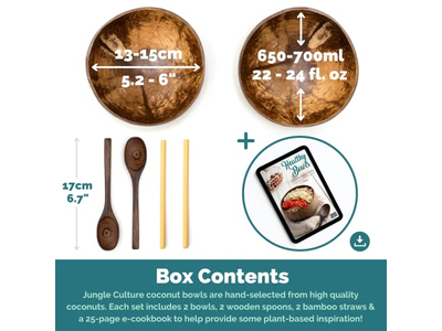 Coucont Bowl Cocnut Bowls Cocunut Coconut Cups Shell Candle Kitchen Storage