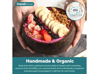 Coucont Bowl Cocnut Bowls Cocunut Coconut Cups Shell Candle Kitchen Storage