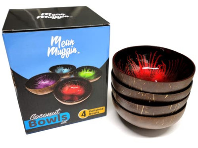 Eco-Friendly Bowl Set Handmade Wooden Bowls Coconut For Soup Diamond Shape