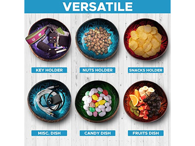 Eco-Friendly Bowl Set Handmade Wooden Bowls Coconut For Soup Diamond Shape