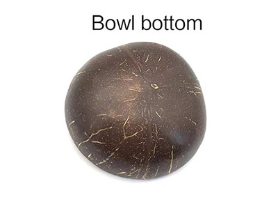 Round Shape Candle Bowl Lavender Scented Shell Wooden Bowls Decoration