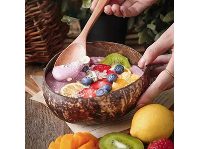 Round Shape Candle Bowl Lavender Scented Shell Wooden Bowls Decoration